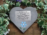 Personalised Heart with Plaque